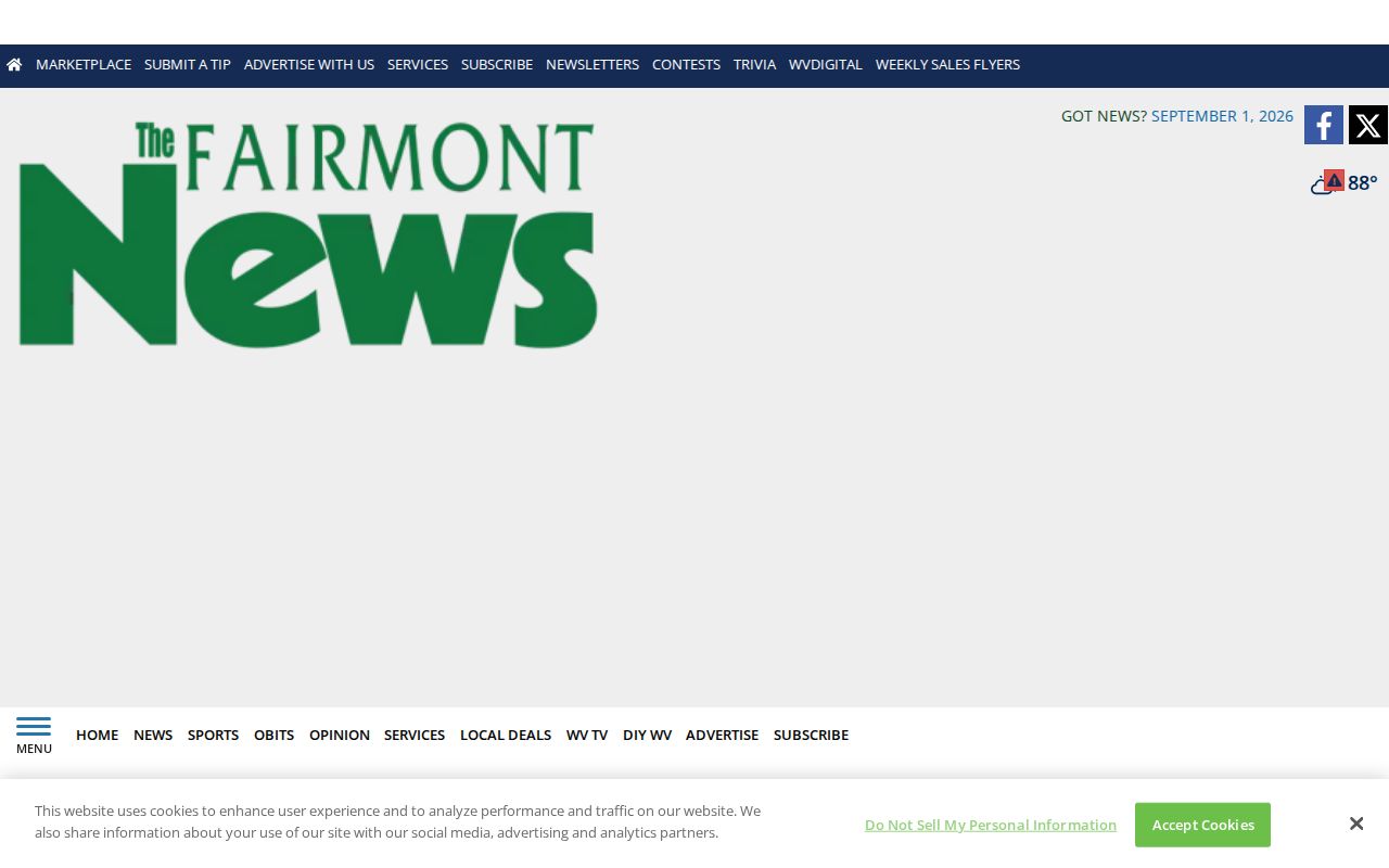 Marion County crime-news reporting screen from WV News Fairmont, an editorial arrest-record source